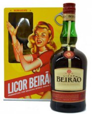 FO001C Licor Beiro  and 1 balloon glass (gift box)