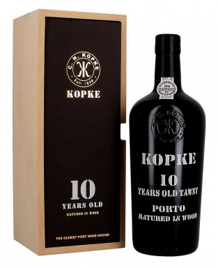 Kopke 10 years Old Tawny Wooden Box - PorteVinho