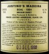 1964 Justinos Boal Vintage Madeira - medium sweet