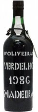 1986 D'Oliveira Verdelho Vintage Madeira - medium dry